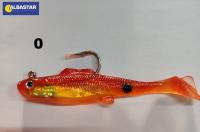 Gumová rybka Albastar s integrovaným háčkem 10cm-0